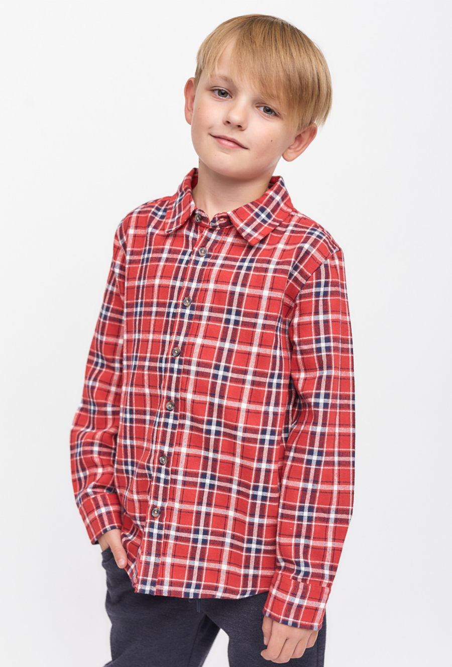 Koszula rozpinana w atę z długim rękawem