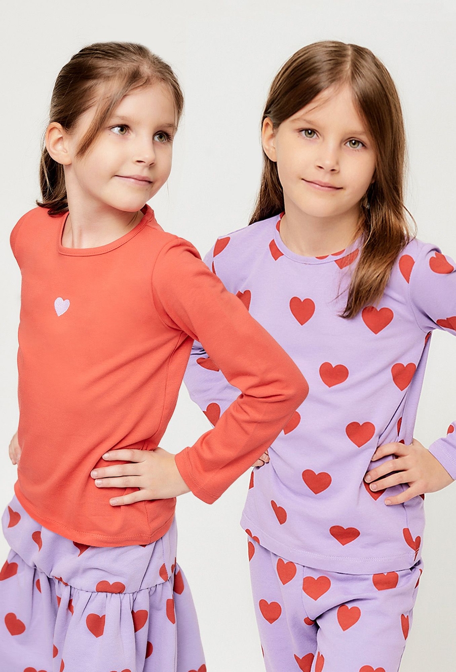 Bluzki dziewczęce - 2-pak