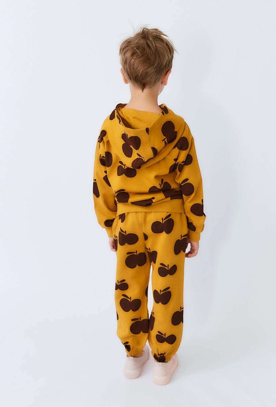 Spodnie dresowe z nadrukiem jabłek - Limited Edition