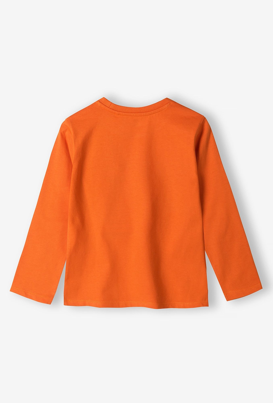 Pomarańczowa bluzka z nadrukiem