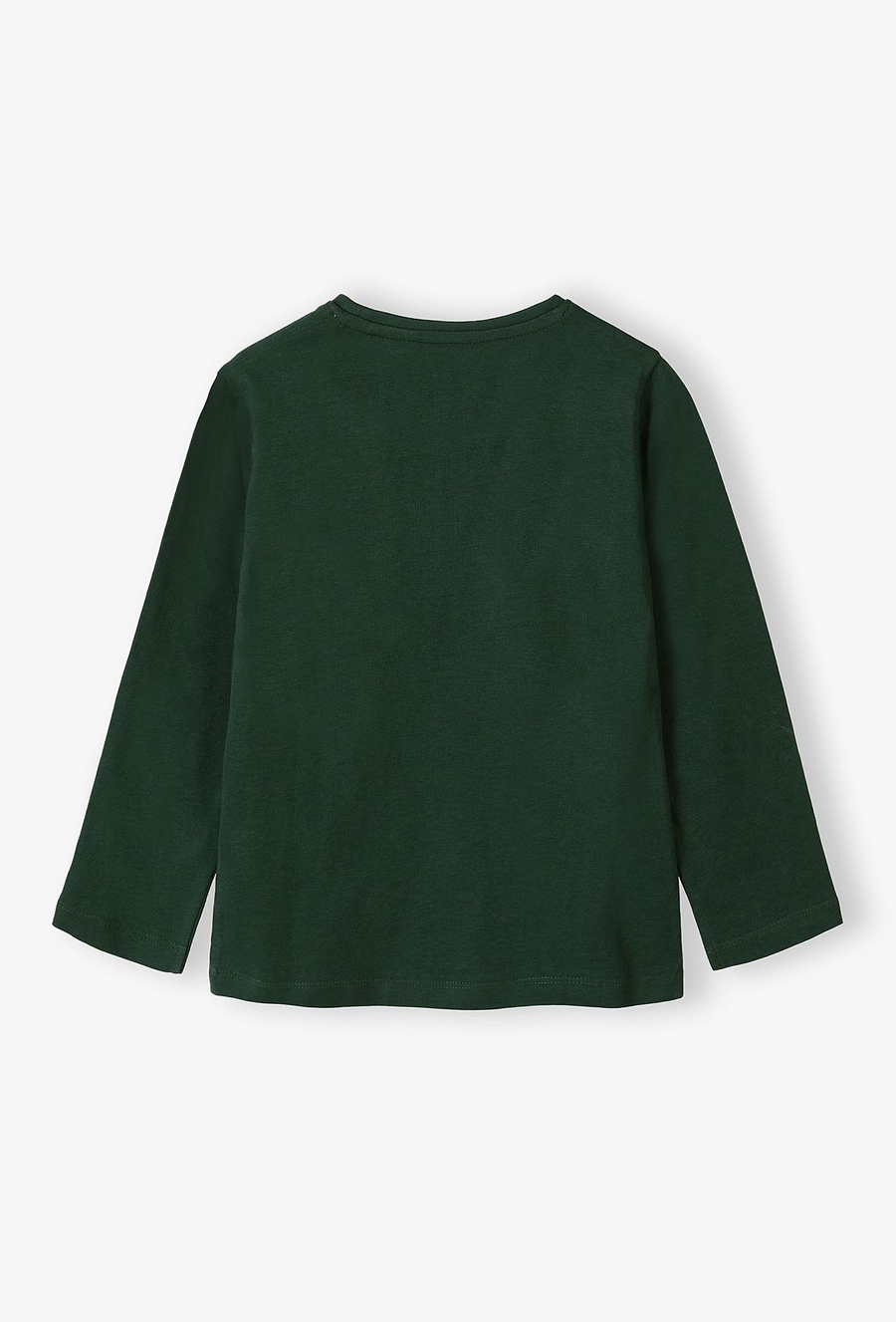 Zielona bluzka dziewczęca z serduszkiem