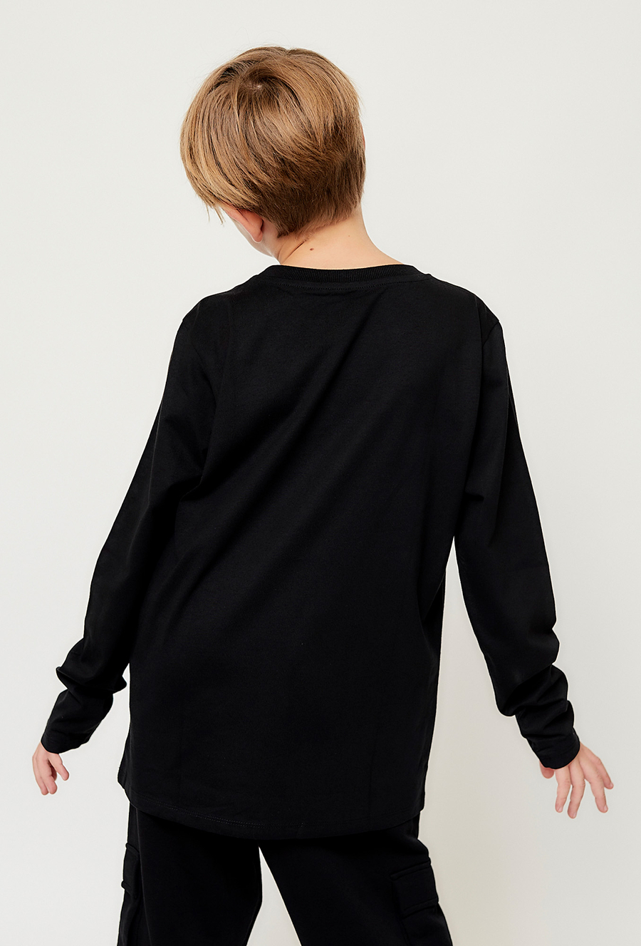 Bluzka z długim rękawem i nadrukiem