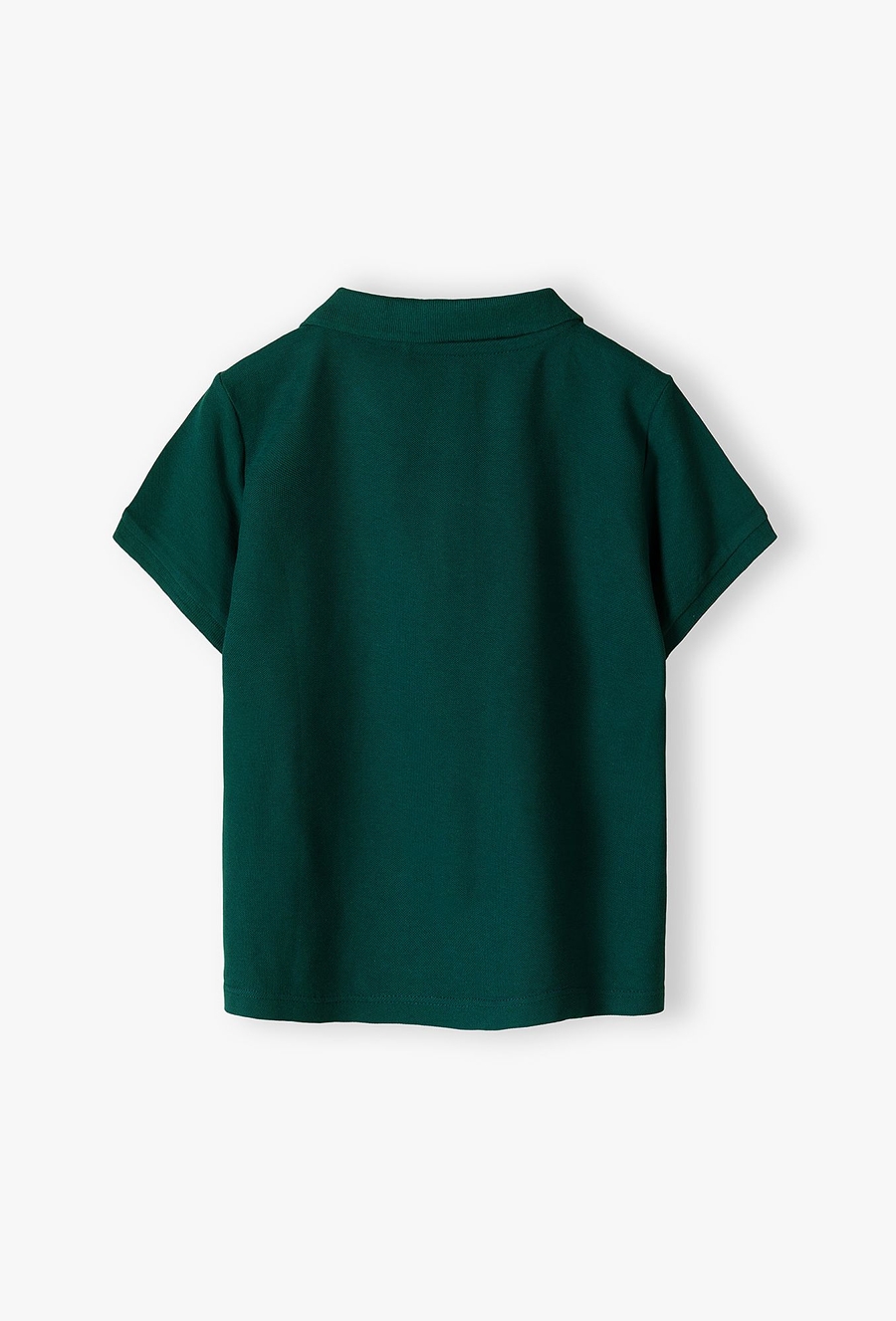 Zielony t-shirt chłopięcy kołnierzykiem polo - 510.15.