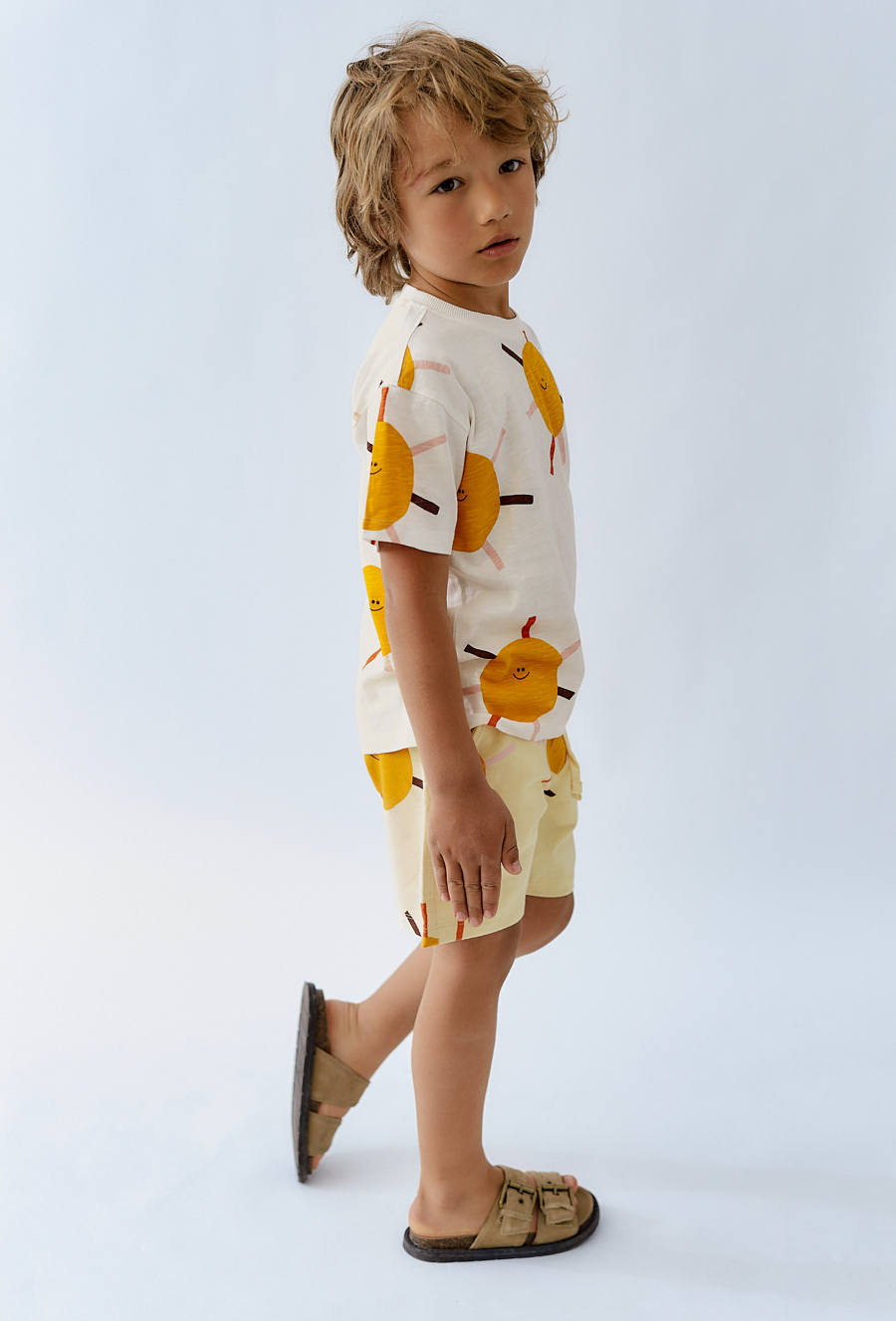 Bawełniane szorty z nadrukiem