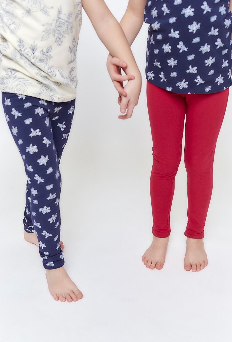 Zestaw 2 par legginsów dla dziewczynki
