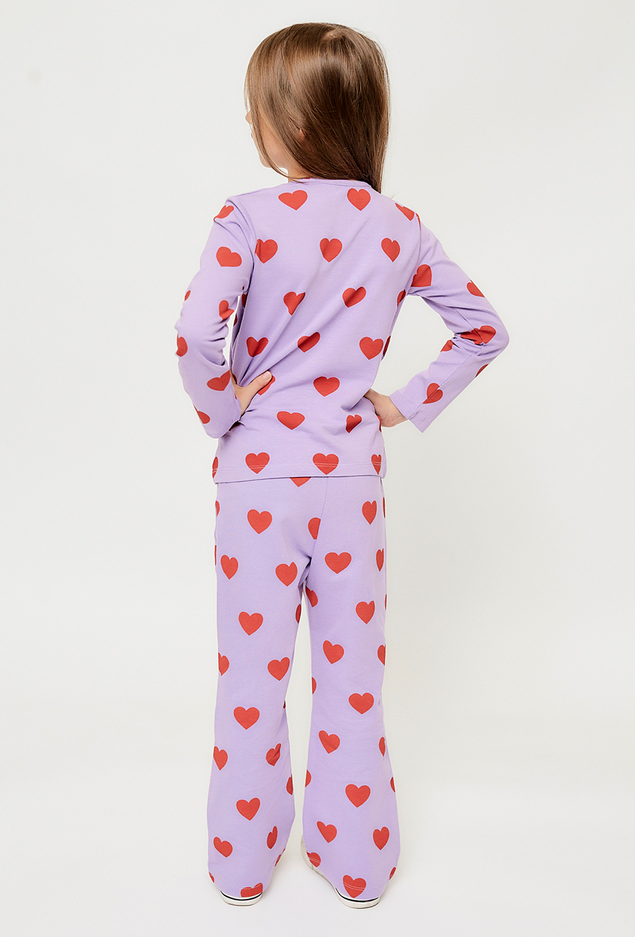 Spodnie w serca o oju flare- Limited Edition