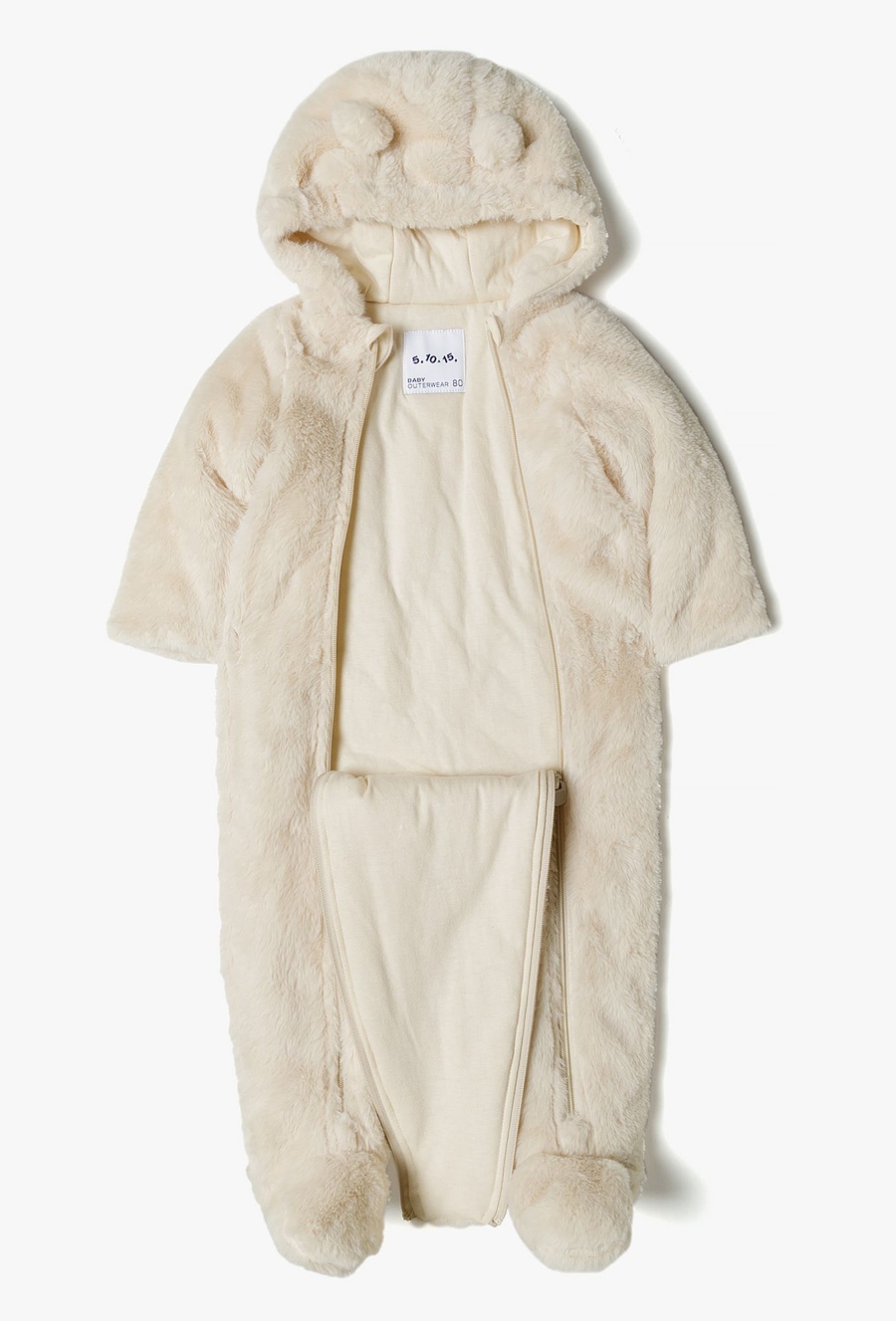 Kombinezon niemowlęcy futerkowy