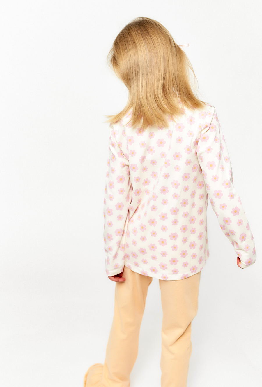 Dziewczęca bluzka w kwiatki