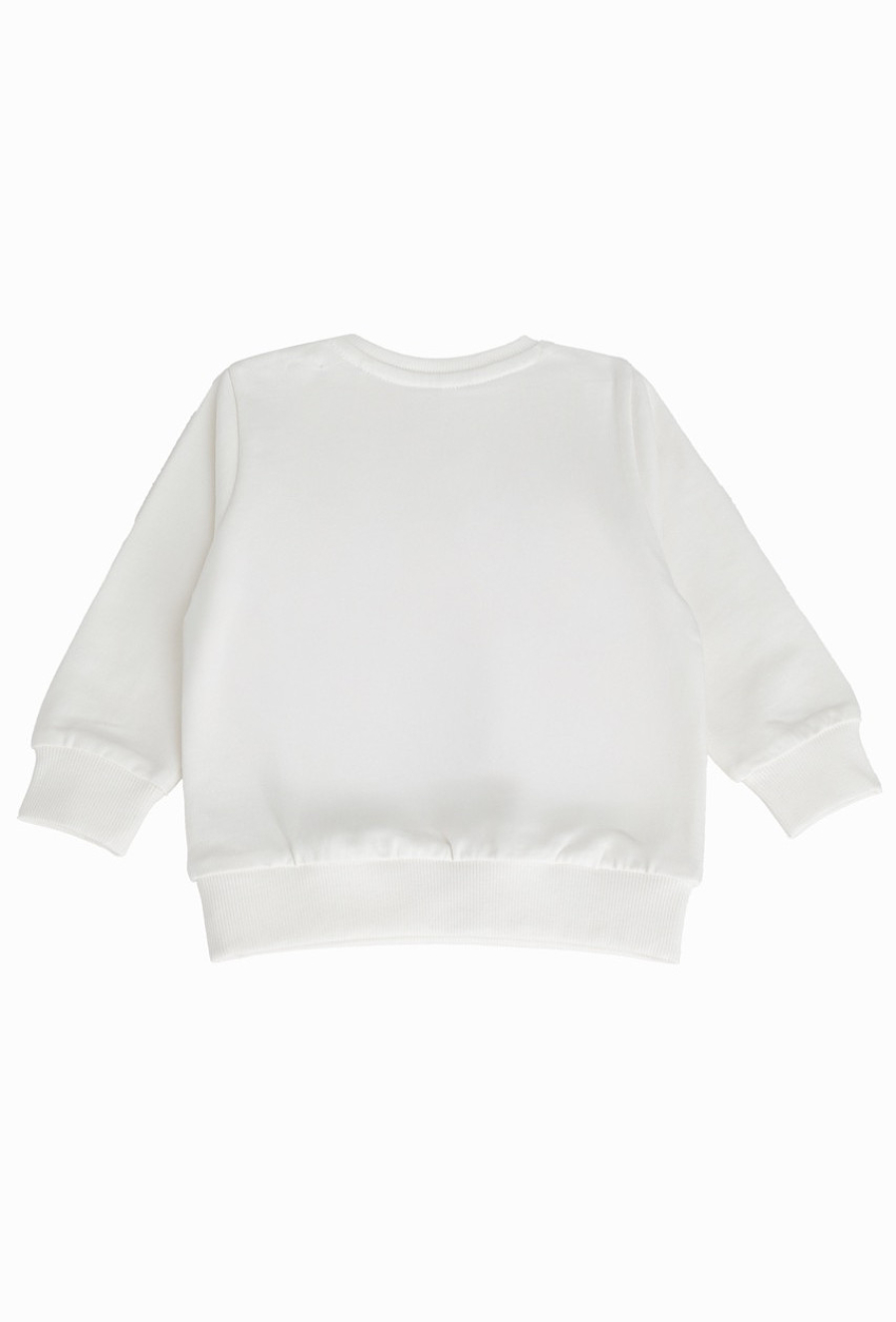 Komplet dresowy chłopięcy – zielone spodnie i bluza z haftem.