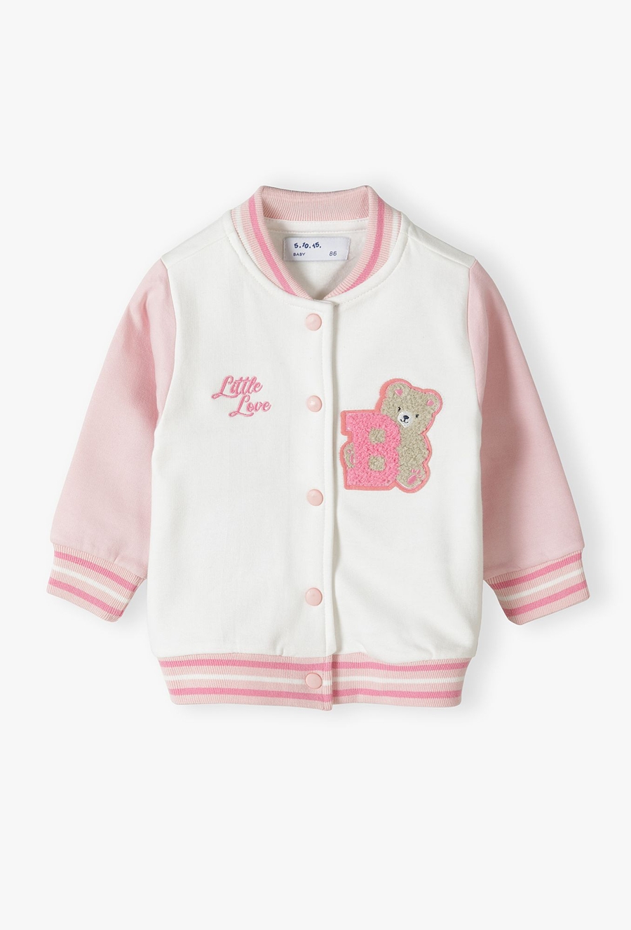 Bluza niemowlęca z misiem - bomberka - 510.15.