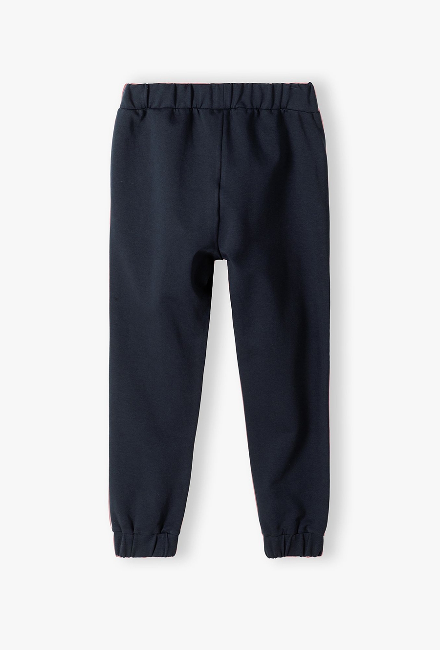 Spodnie dresowe dla dziewczynki z różowymi lampasami