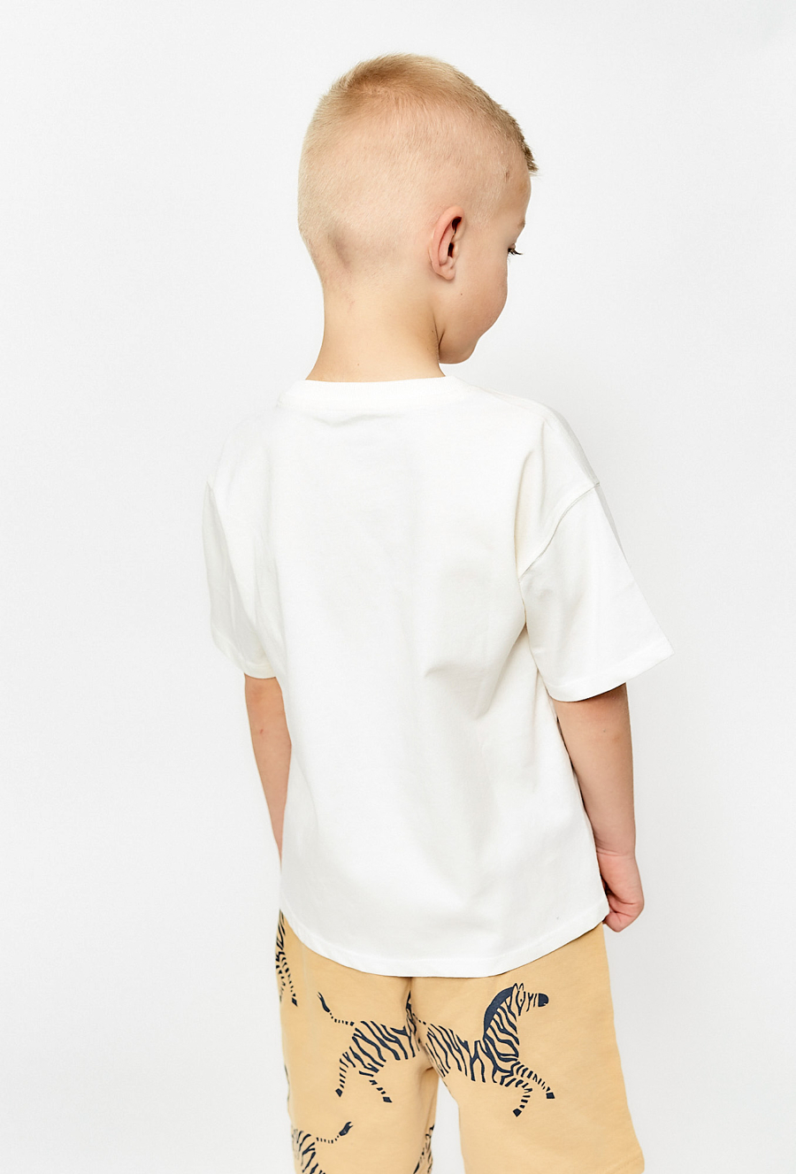 2-pak chłopięcych t-shirtów - biały i szary