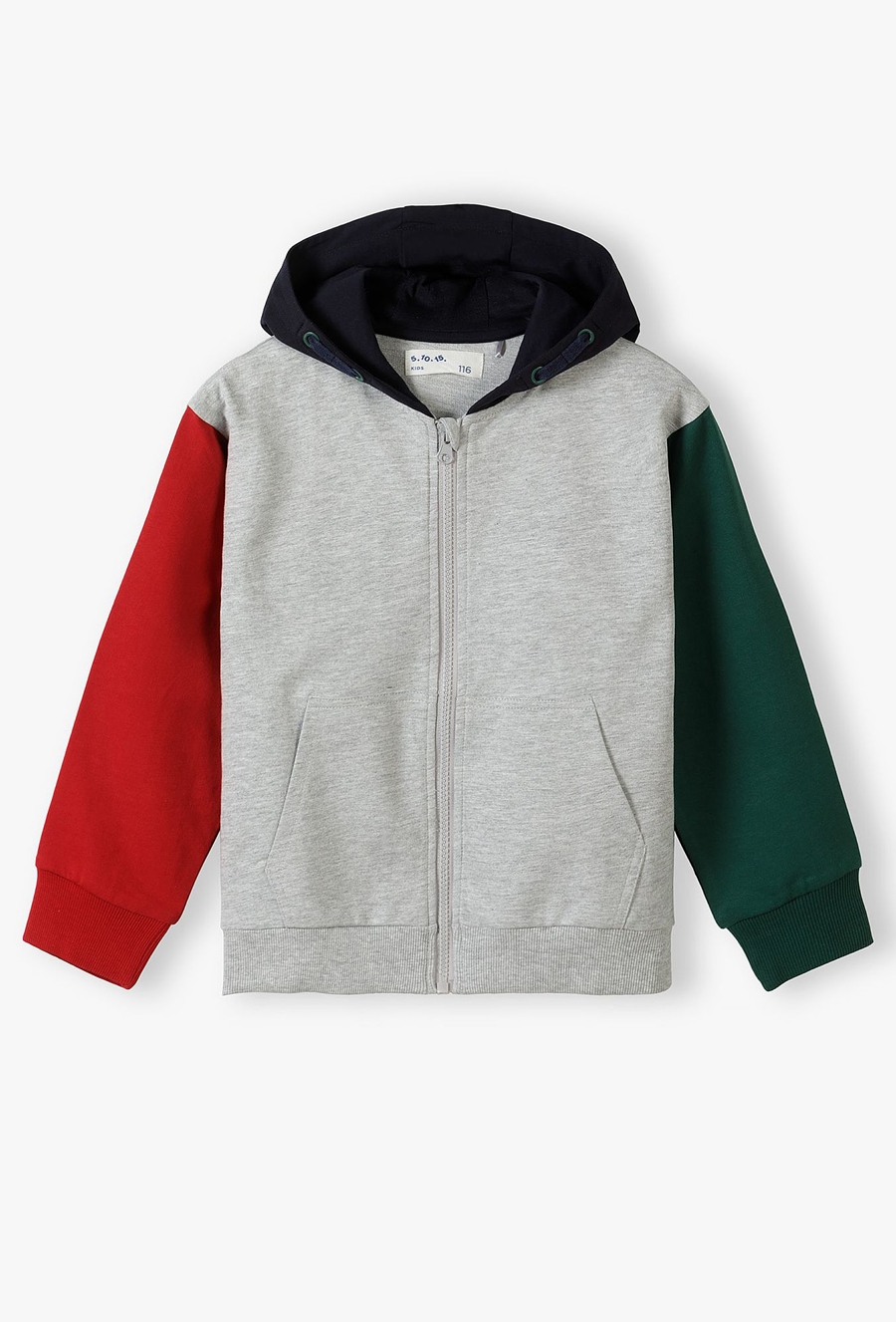 Bluza dresowa chłopięca z kapturem - 510.15.