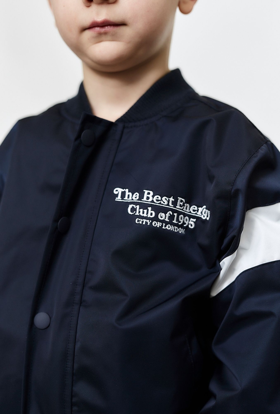 Granatowa kurtka wiosenna - bomberka