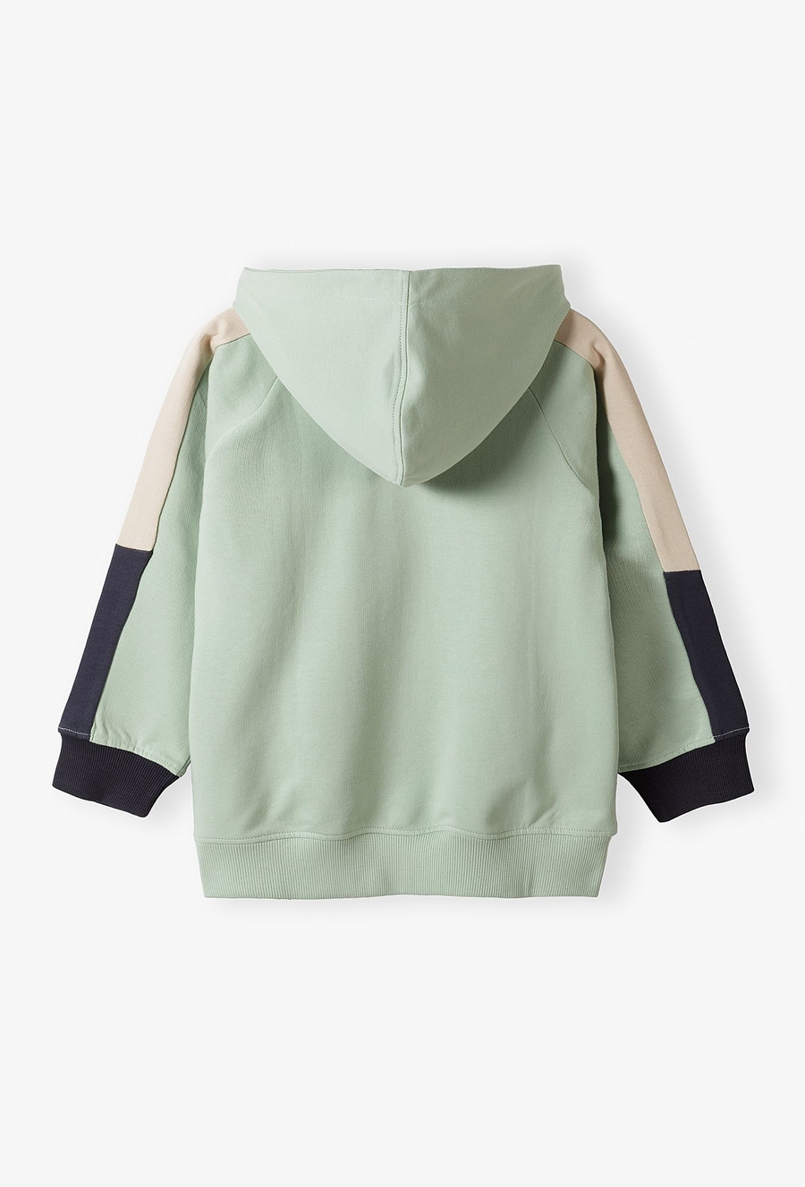 Zielona dresowa bluza z kapturem - 510.15.