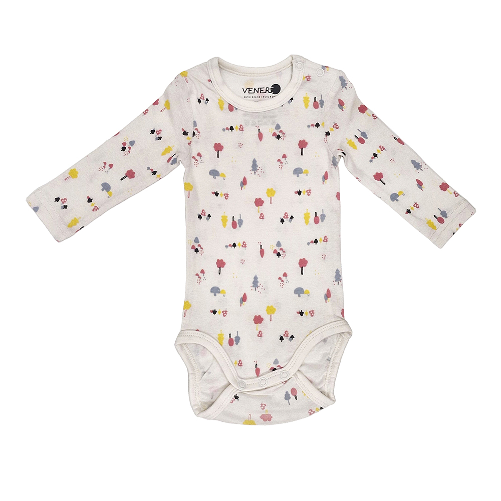 Set od 3 basic pamučnih bodija dugih rukava