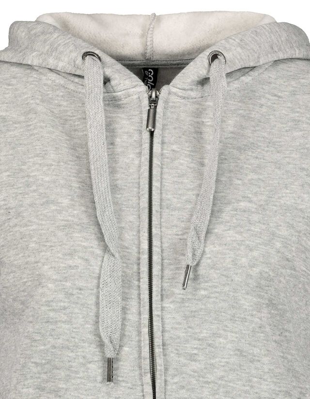 Cipzáros melegítőfelső - Kapucni - szürke