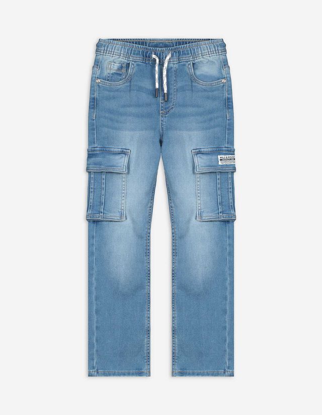 Cargo nadrág - Egyenes fazon - vilagoskek