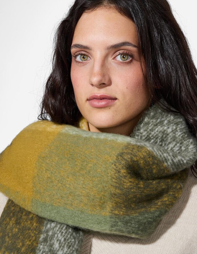 Sál - Kockás - bézs