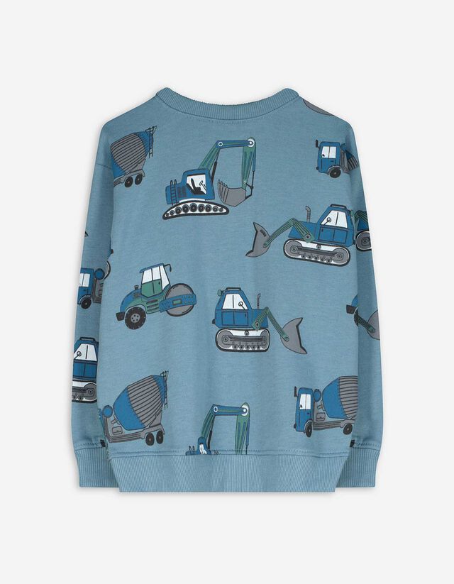 Melegítőfelső - Elszórt nyomott minta - kék