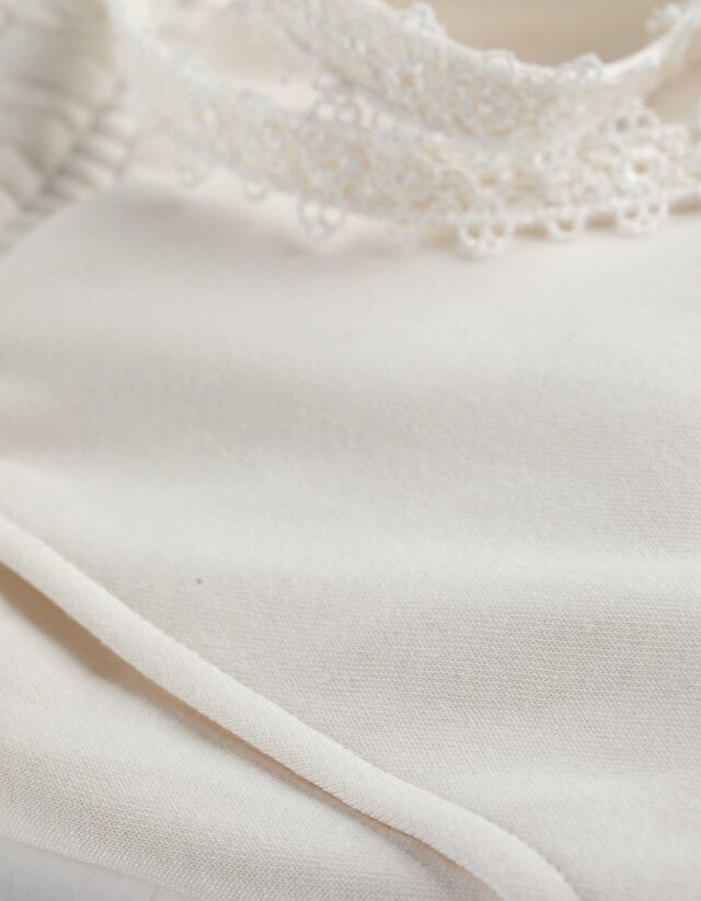 Nadrág - Csipkerátéttel - feher