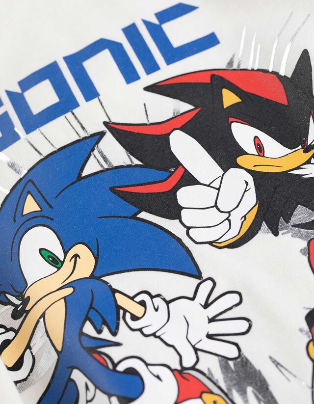 Hosszú ujjú felső - Sonic - feher