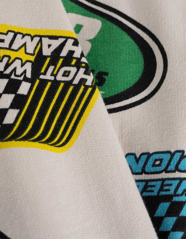 Kapucnis felső - Hot Wheels - feher