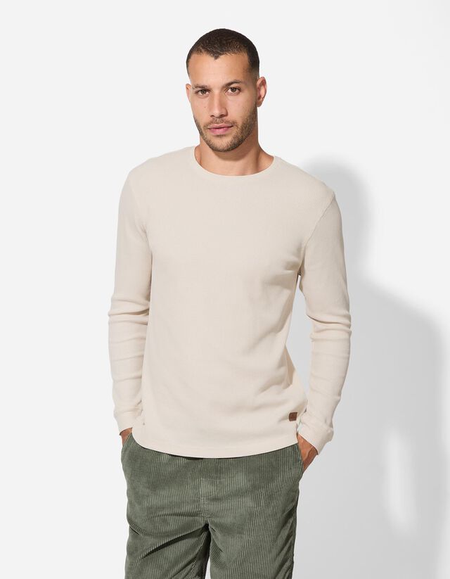 Hosszú ujjú felső - Normál fazon - szürke