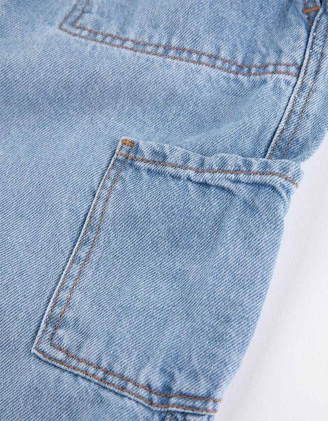 Cargo nadrág - Széles szárú - vilagoskek