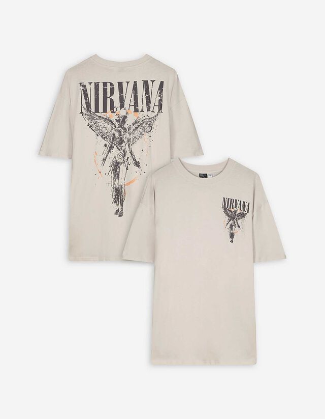Póló - Nirvana - bézs