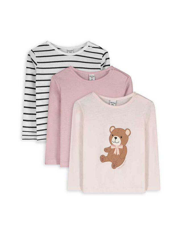 Hosszú ujjú felső - 3 darabos csomag