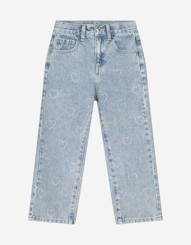 Farmernadrág - Széles szárú - vilagoskek