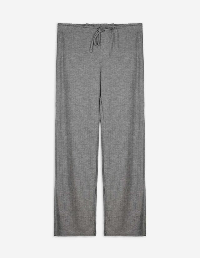 Pizsamaalsó - Strukturált anyag - szürke