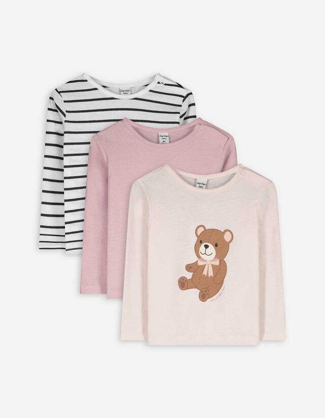 Hosszú ujjú felső - 3 darabos csomag