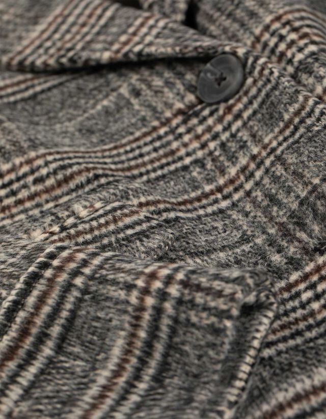 Kabát - Eszterházy-kockás - vilagos szurke