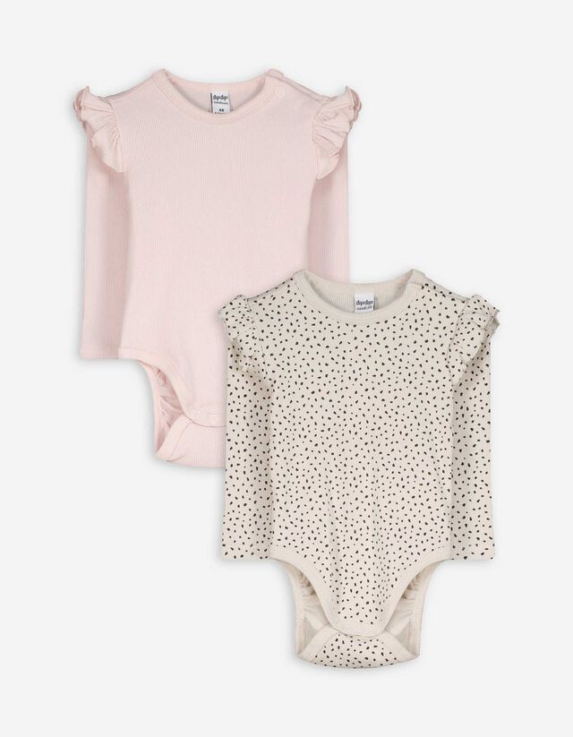 Hosszú ujjú body - 2 darabos csomag