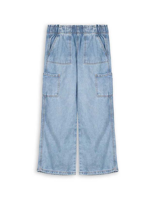 Cargo nadrág - Széles szárú - vilagoskek