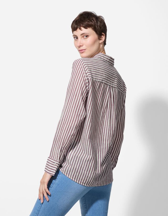 Férfi ing - Csíkos - kék