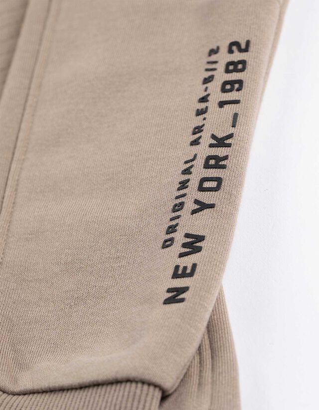 Szabadidőnadrág - Nyomott minta - sötétszürke