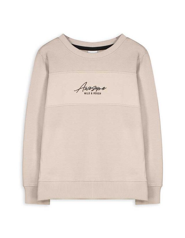 Melegítőfelső - Nyomott minta - bézs