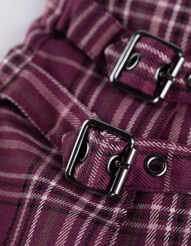 Rakott szoknya - Fémrészletek - sotetlila