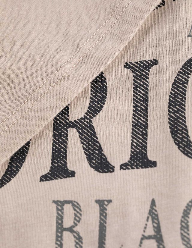 Póló - Nyomott minta - sárga