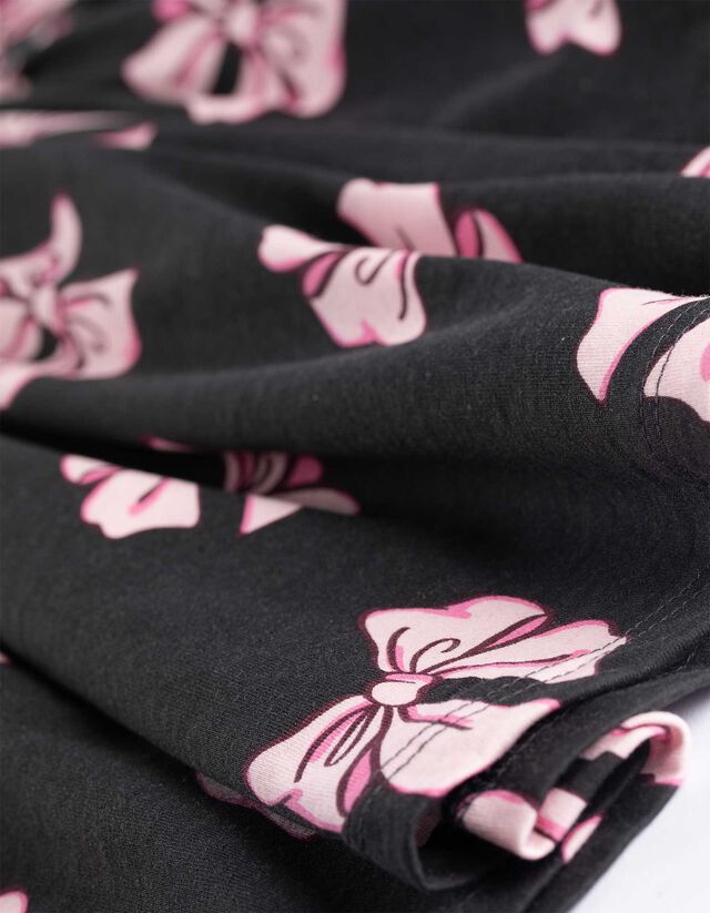 Ruha - Elszórt nyomott minta - mélyvörös