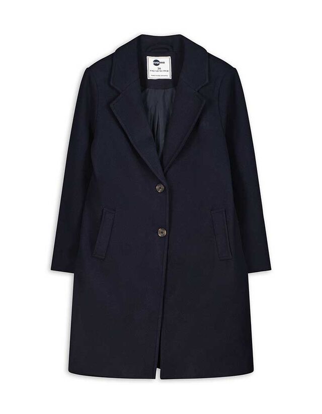 Kabát - Gyapjú megjelenés - barna