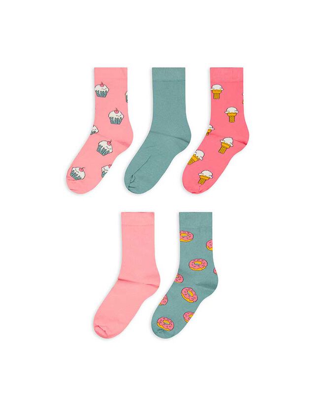 Zokni - 5 db-os csomag