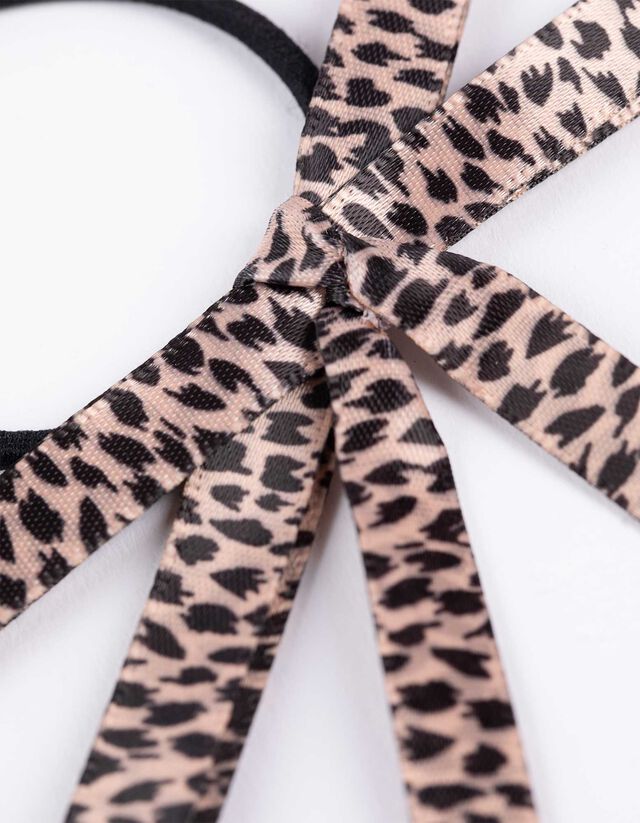 Hajdísz - Párducmintás - fekete