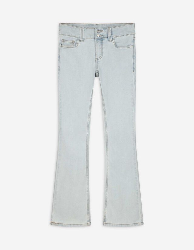 Farmernadrág - Enyhén bővülő fazon - vilagoskek