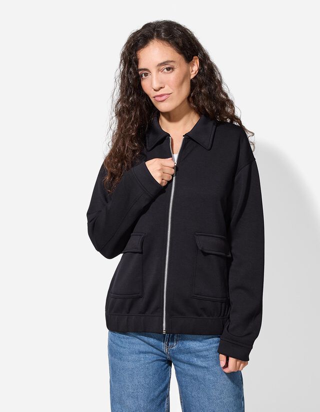 Cipzáros melegítőfelső - Cipzáros - barna