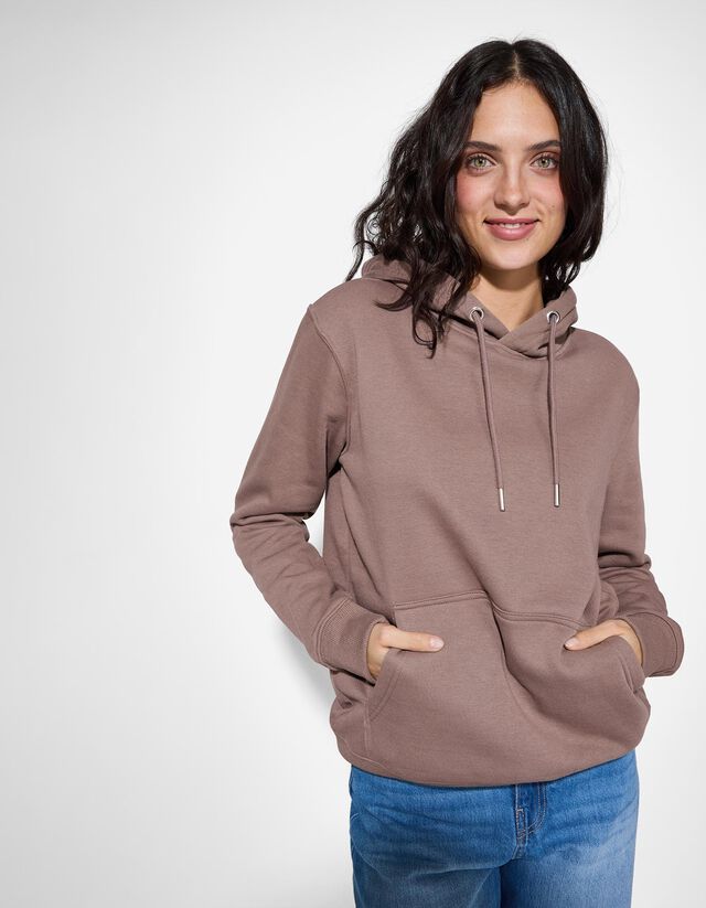 Kapucnis felső - Kapucni - barna