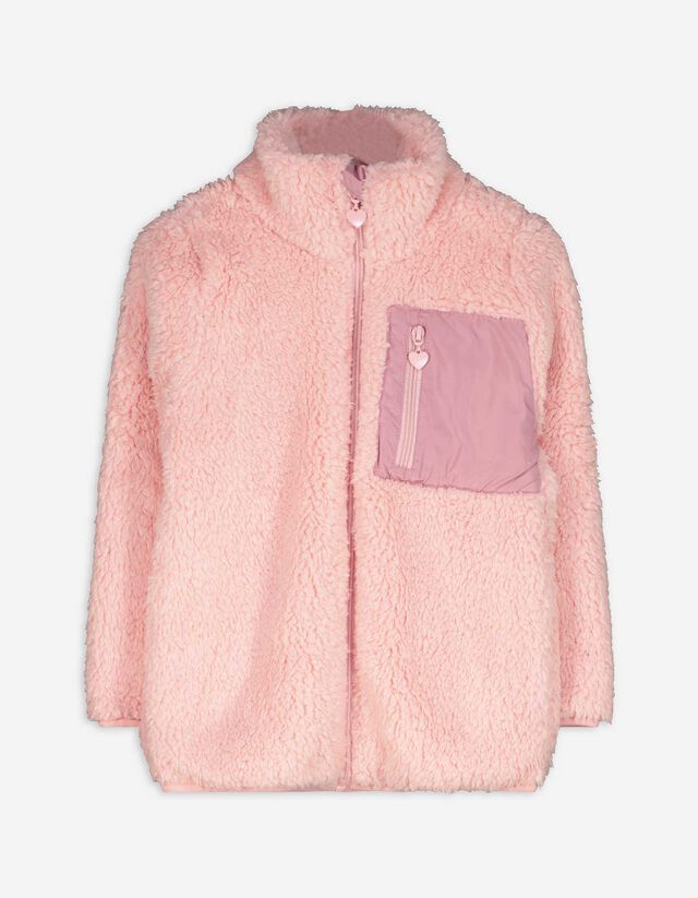 Teddy mellény - Plüss - rozsaszin